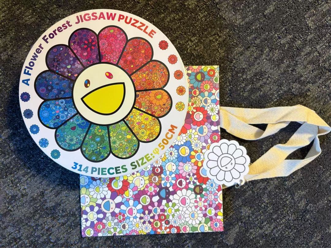 ショッパー付き★　新色　村上隆　フラワー型　ジグソーパズル　カイカイキキ