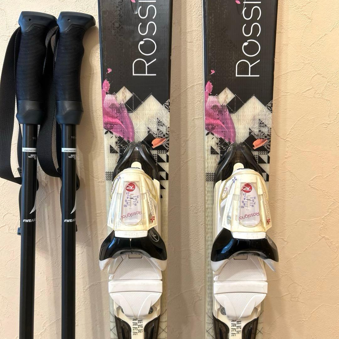 ◾️カービングスキーセット　板154㎝ ブーツ25.5㎝　女性用　レディース用