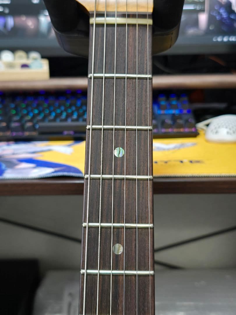 ギター T's Guitars DST24 Solid Ash Trans White