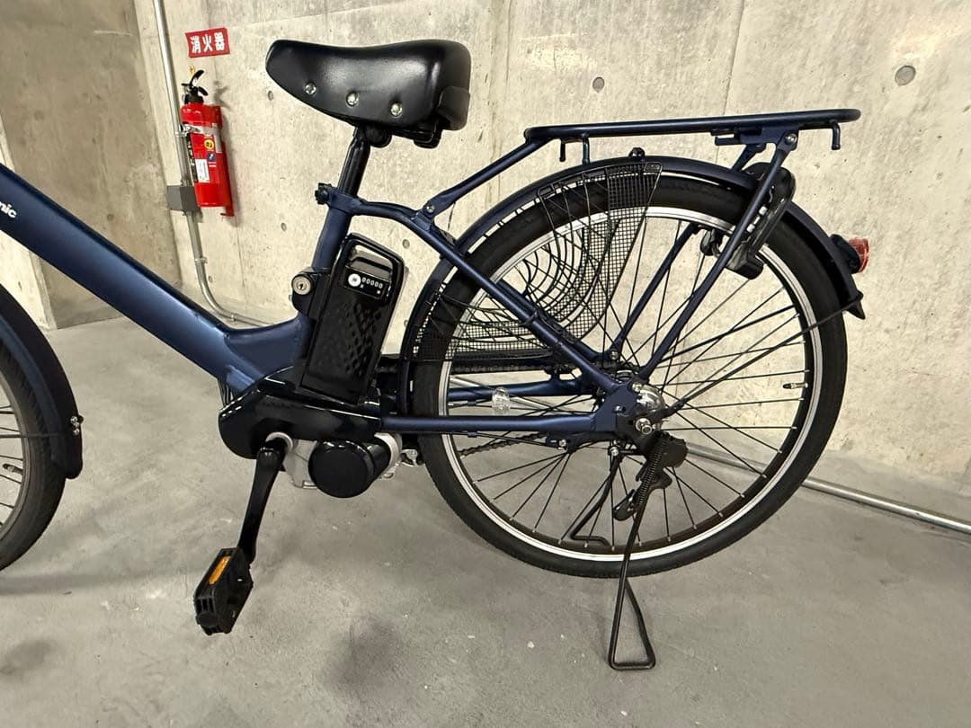 世田谷区 Panasonic 電動アシスト自転車 ネイビー