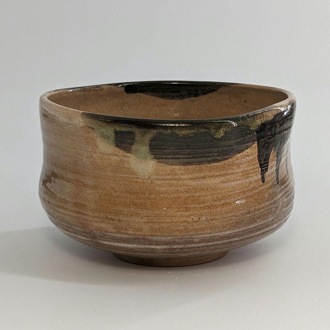 岡山県重要無形文化財 黒井一楽 虫明焼 茶盌 共箱 抹茶碗 抹茶茶碗 茶道具