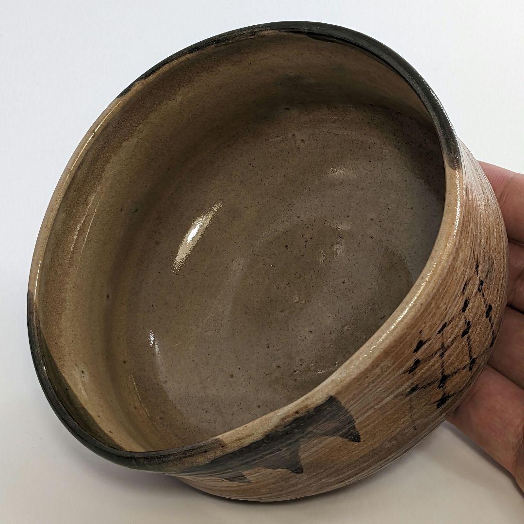 岡山県重要無形文化財 黒井一楽 虫明焼 茶盌 共箱 抹茶碗 抹茶茶碗 茶道具