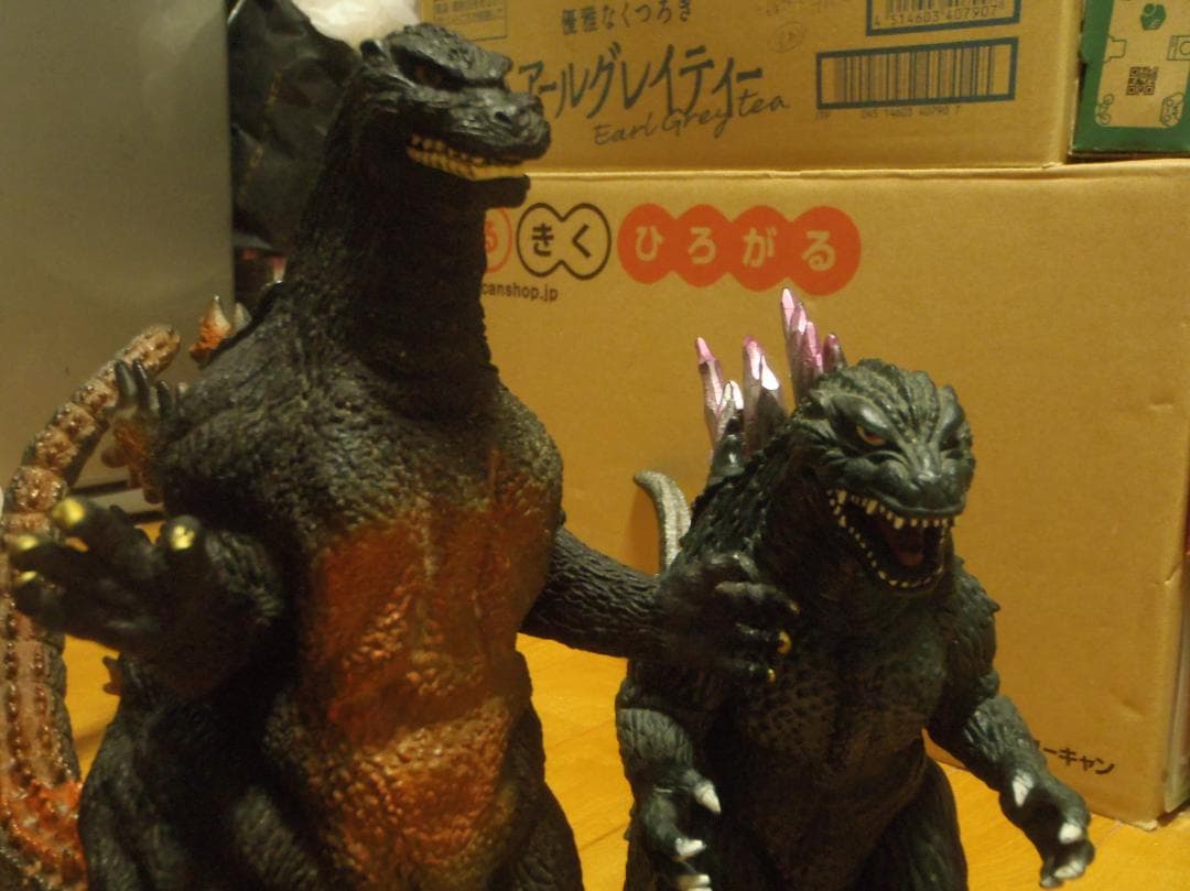 ❤️激レア❤️ゴジラ❤️特大５０cm・２種類セット★リアル★ソフビ人形★怪獣