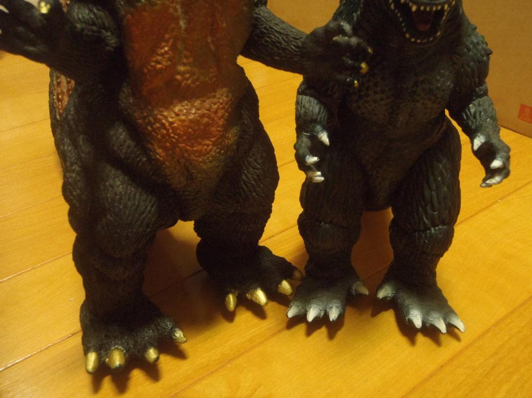 ❤️激レア❤️ゴジラ❤️特大５０cm・２種類セット★リアル★ソフビ人形★怪獣