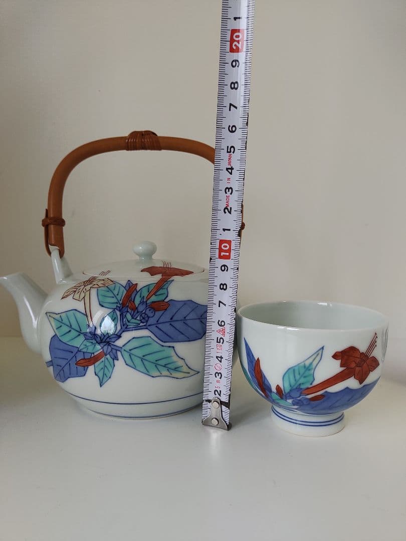 今泉今右衛門  茶器セット 急須 煎茶碗 5客 高級 煎茶道具 有田焼 陶磁器