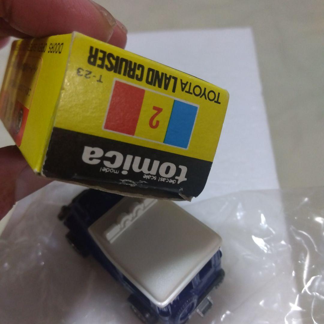 トミカ黒箱　トヨタ ランドクルーザー1/60　日本製　高島屋特注カラー　フタ３枚