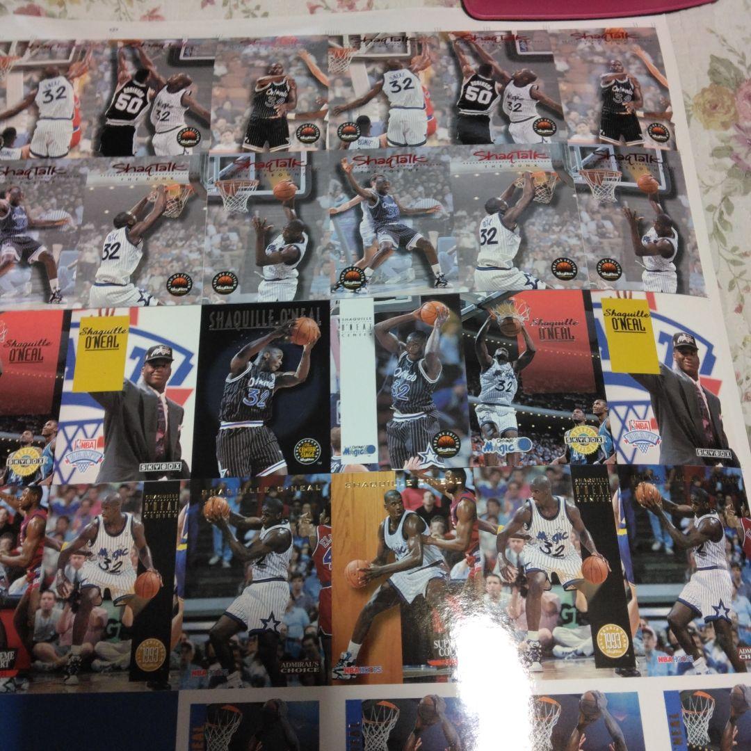 NBAレアカード　シャキールオニール　加工前の超レアカードシート　オマケ付き