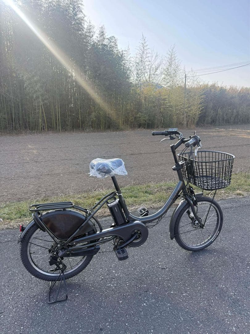 電動アシストヤマハ自転車 シティタイプ 黒