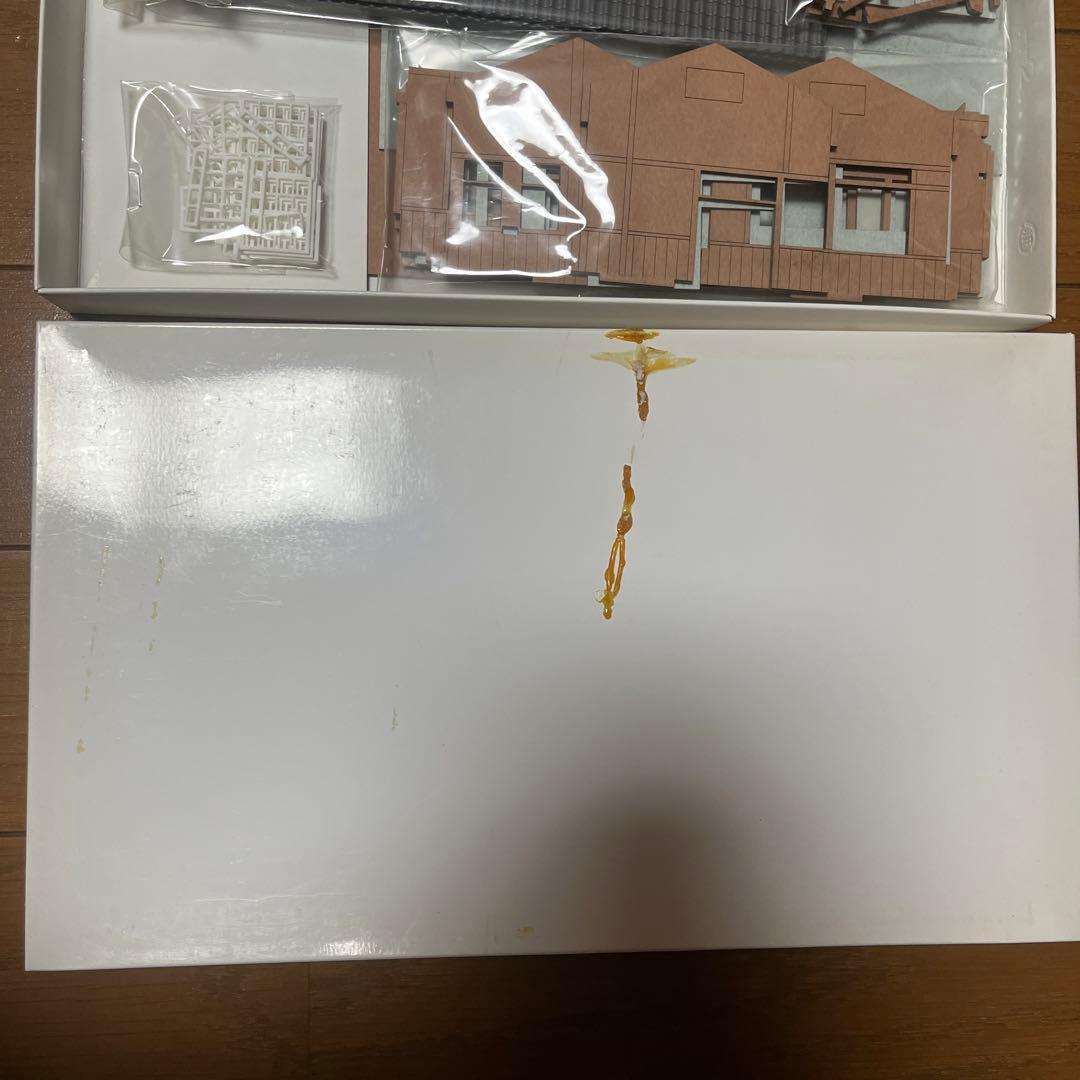 最終値下げペーパークラフト　駅舎　ノスタルジックシリーズ模型材料ペーパークラフト