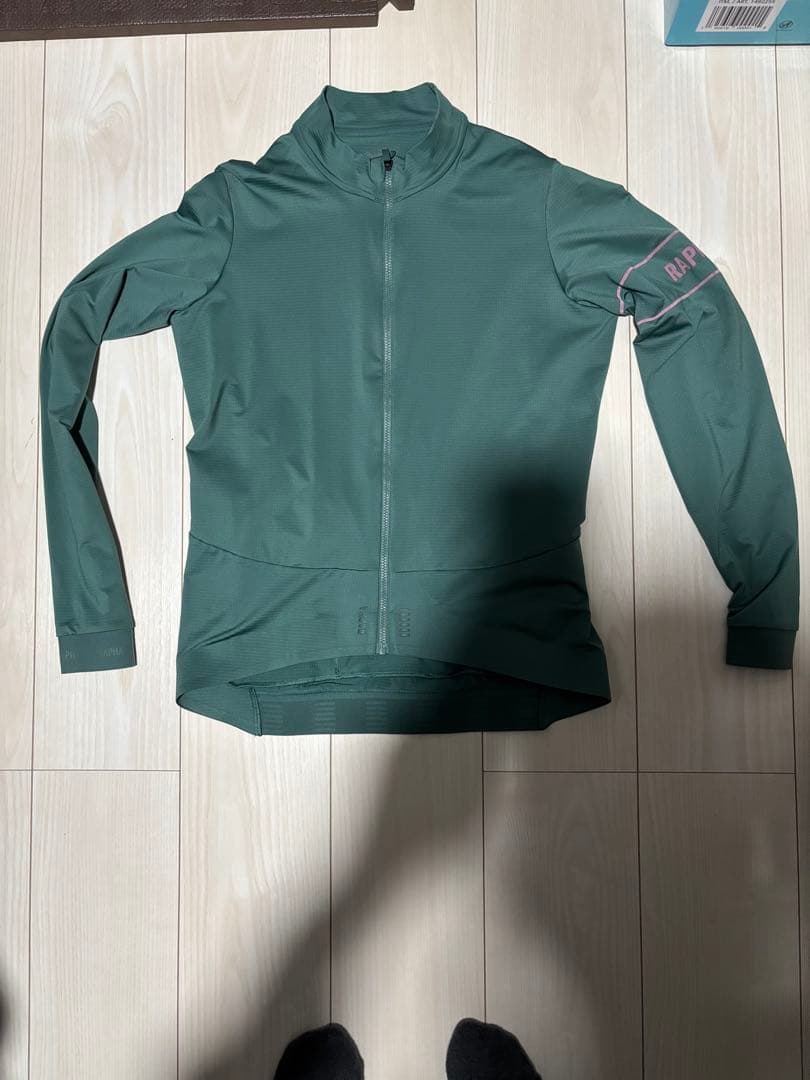 Rapha グリーン サイクルジャージ 長袖