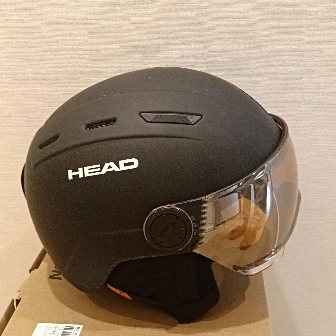 美品　HEAD ヘルメット 黒　ゴーグル　バイザー付　MOJO VIROR