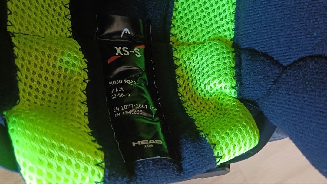 美品　HEAD ヘルメット 黒　ゴーグル　バイザー付　MOJO VIROR