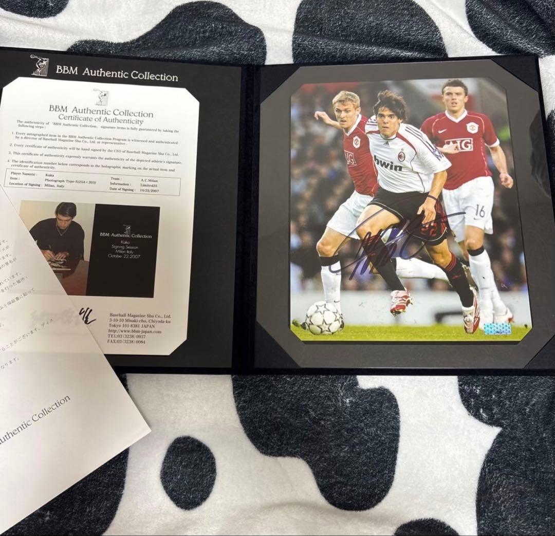元ブラジル代表　カカ　サイン入りフォトブック