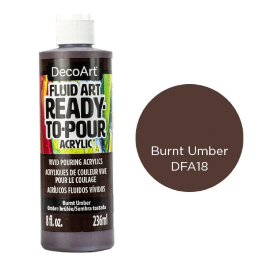 デコアート 236ml ポーリングアート フルイド たらし込み アクリル 絵の具