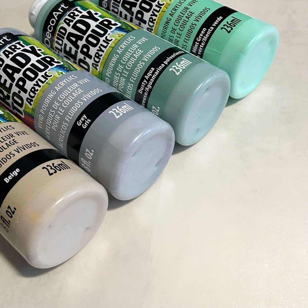 デコアート 236ml ポーリングアート フルイド たらし込み アクリル 絵の具