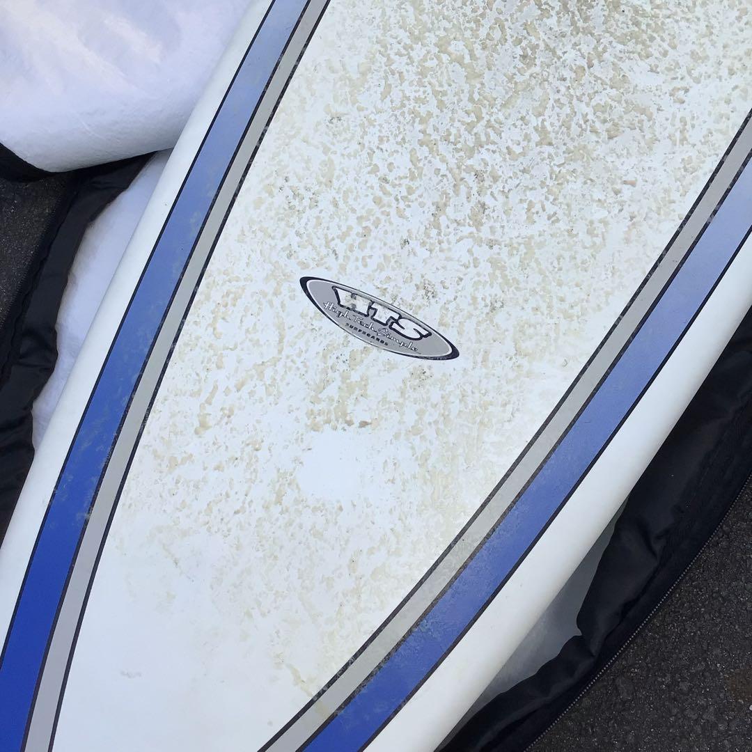 Grommet サーフボード ファンボード　ミッドレングス　青　ストライプ