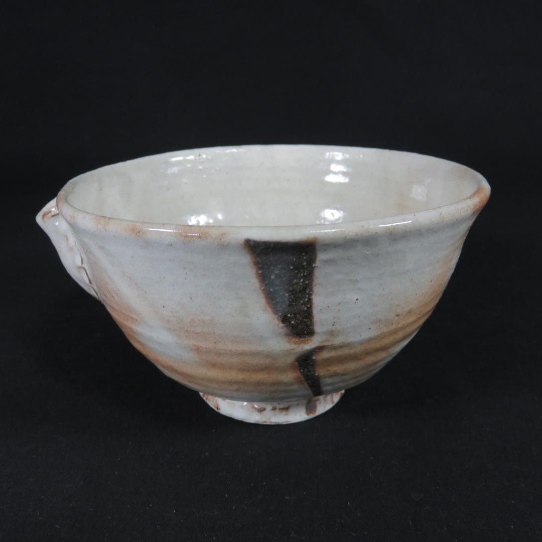 茶碗 片口風 美品 珍品 在銘 木箱 共箱 抹茶碗 茶器 茶道具