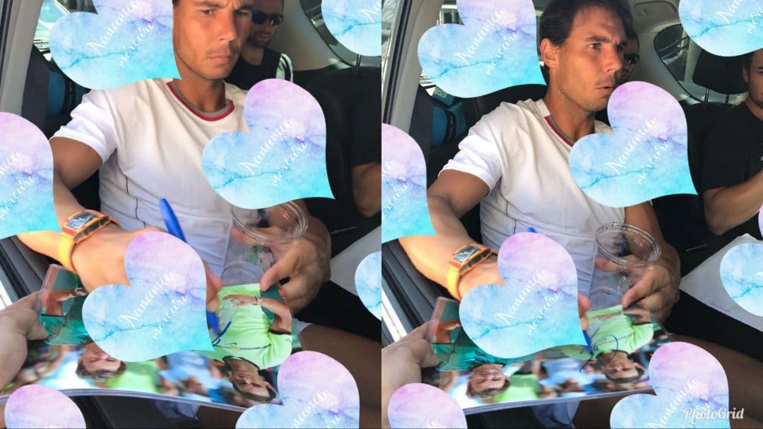 ラファエル ナダル選手サイン入り写真