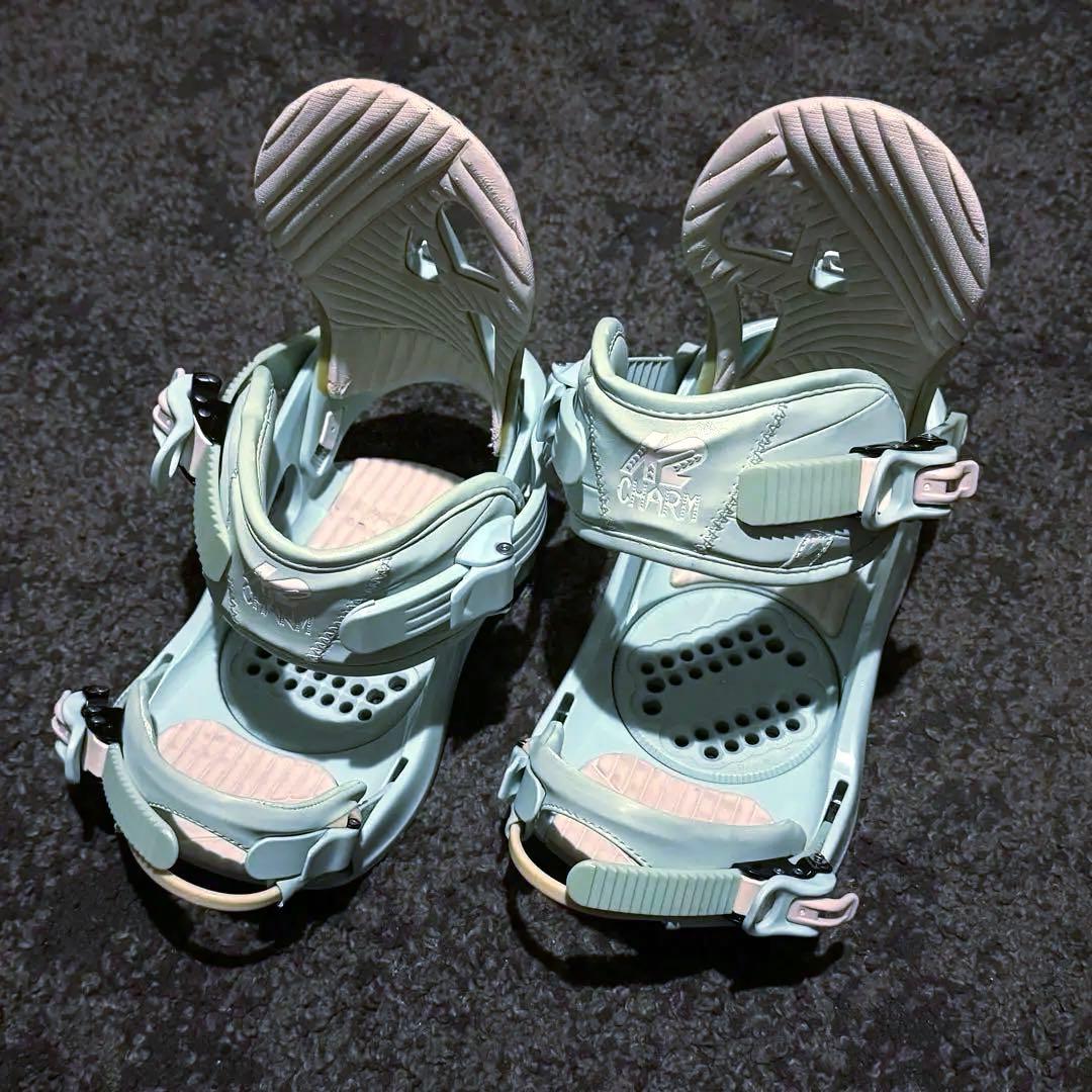 送料込み K2 CHARM スノーボード バインディング レアカラー