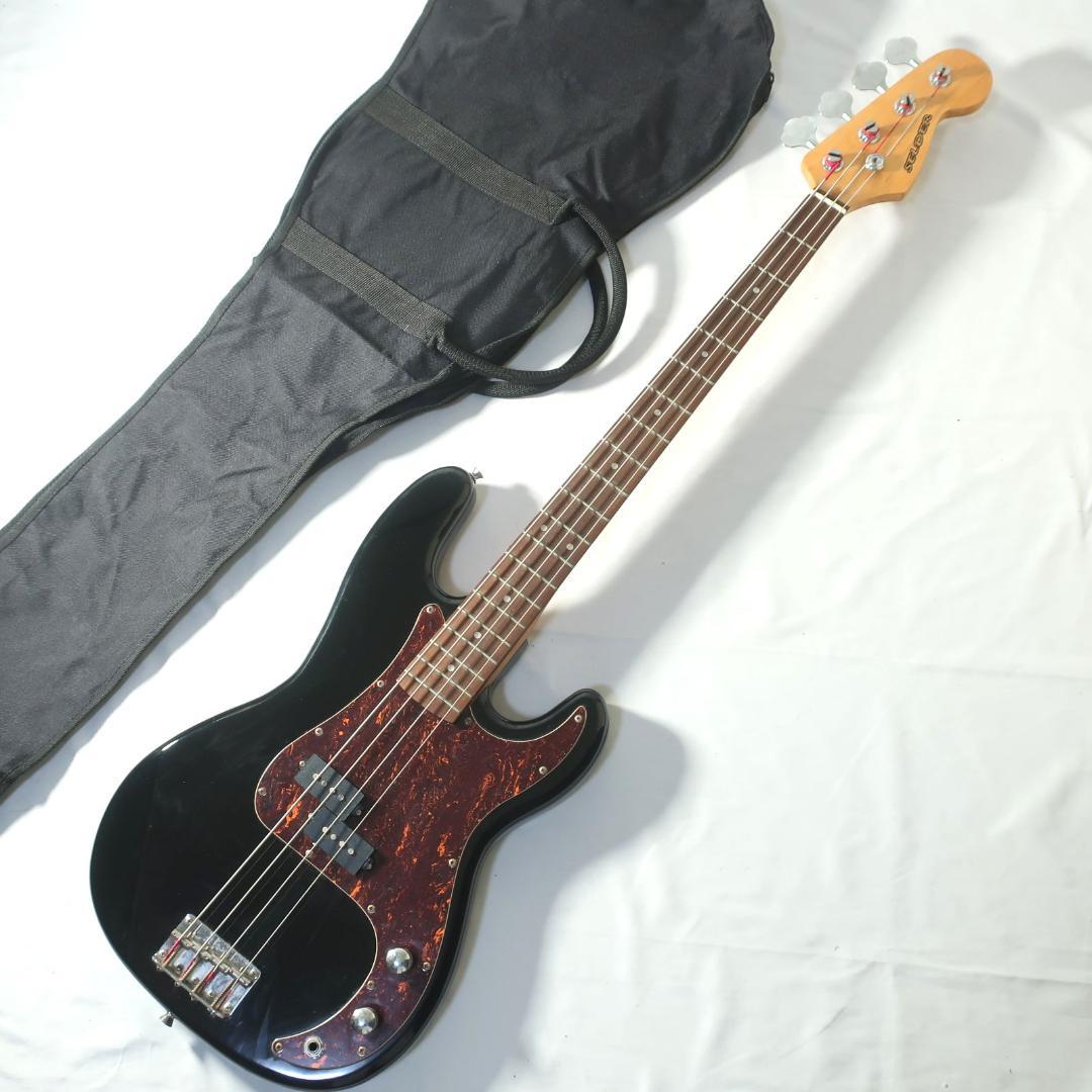 SELDER エレキベース プレシジョンベースタイプ ケース付 弦交換済