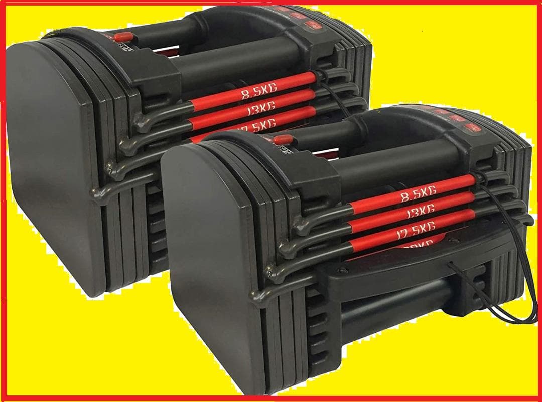 可変式 ダンベル ブロックダンベル  44kg（22kg ×2個）