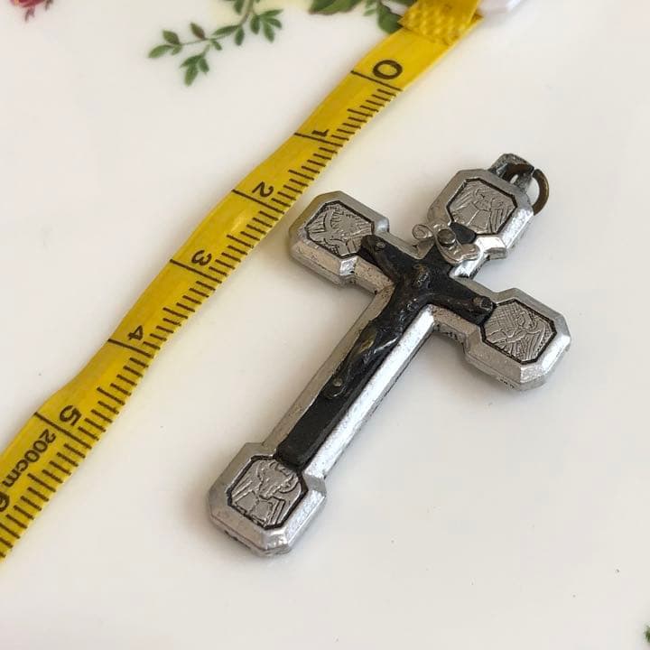 聖品 十字架 アンティーク ヴィンテージ イエスキリスト クリスマス ロザリオ