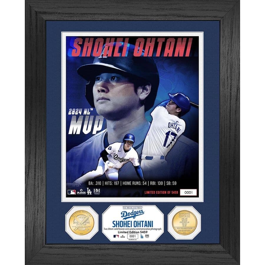 大谷翔平選手　2024 NL MVP記念　ダブルゴールドフォトミント