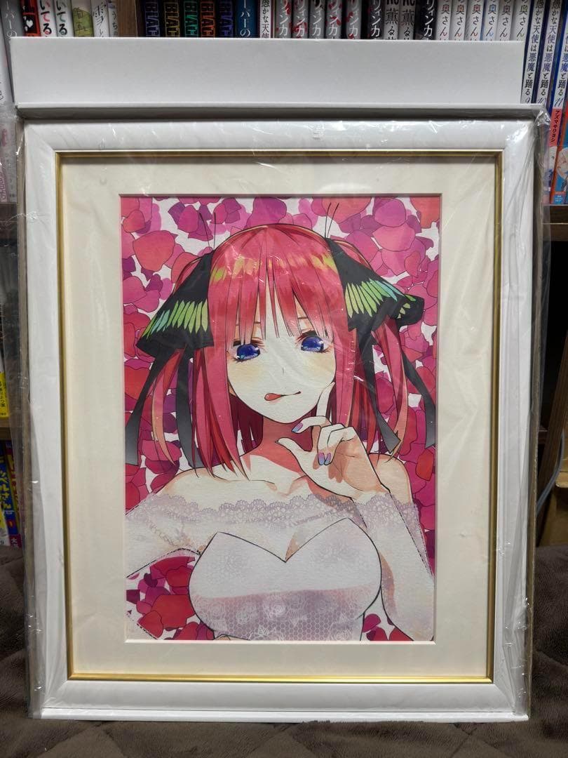 五等分の花嫁 中野二乃 Anique 記念額装絵 複製原画