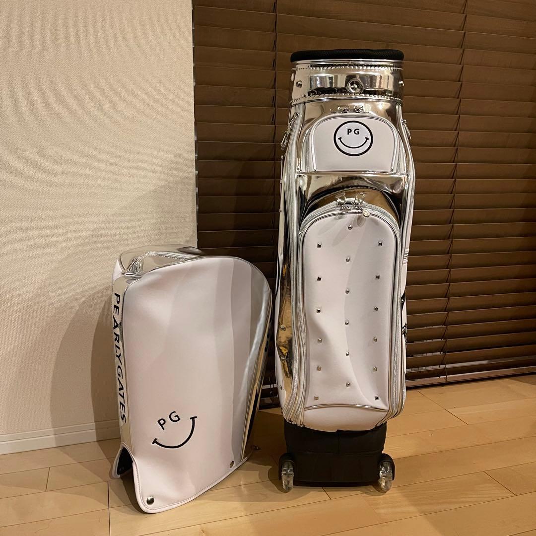 PEARLY GATESパーリーゲイツ キャディバッグ ゴルフバッグ キャスター