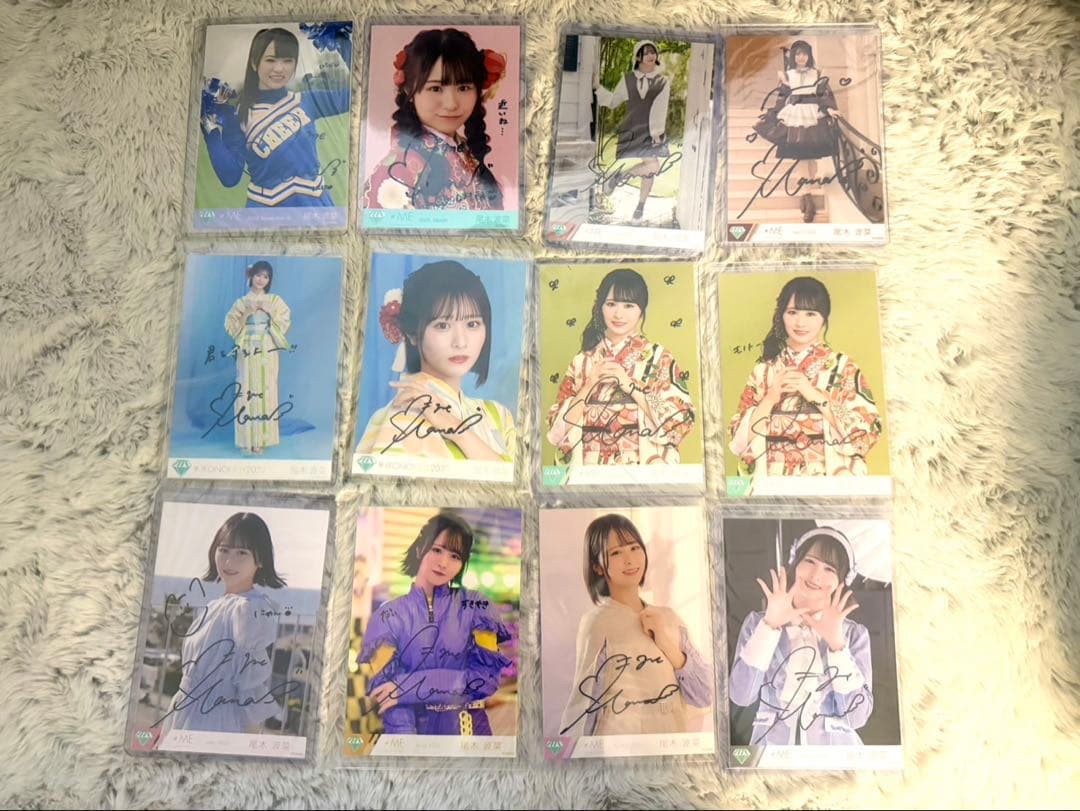 ≠ME 尾木波菜　直筆　まとめ売り