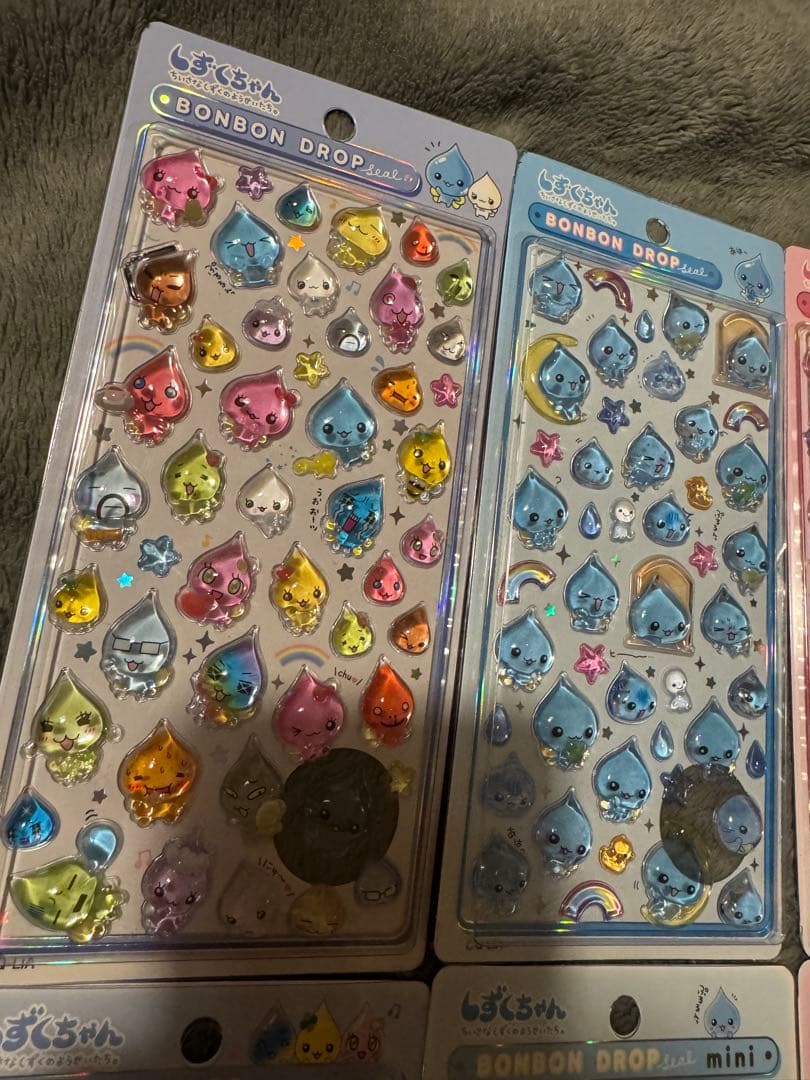【確実正規品！！】人気 ボンボンドロップシール しずくちゃんコンプ8セット