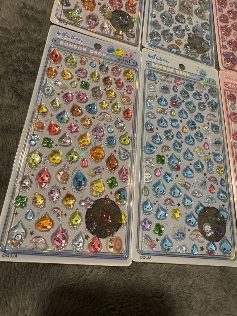 【確実正規品！！】人気 ボンボンドロップシール しずくちゃんコンプ8セット