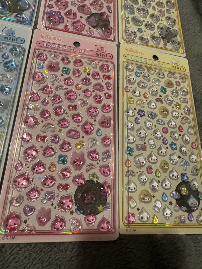 【確実正規品！！】人気 ボンボンドロップシール しずくちゃんコンプ8セット