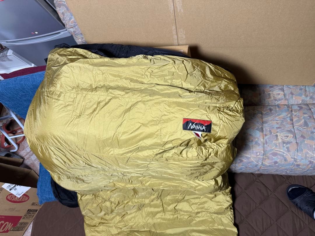 ナンガ オリジナル オーロラライト 封筒型 800DX COYOTE ブラック