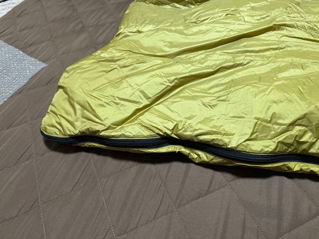 ナンガ オリジナル オーロラライト 封筒型 800DX COYOTE ブラック