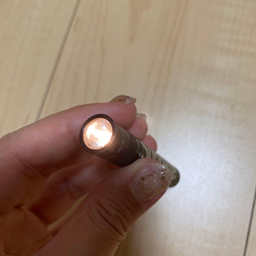 希少　レア　supremeミニマグライト　初期 点灯動作確認済み
