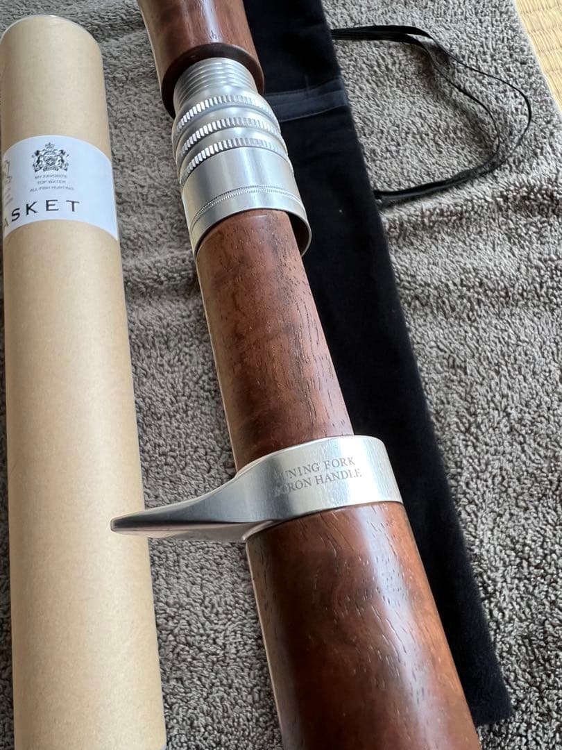 カスケット　5ftピーチウッド杢　ボロンハンドル・トリガー新品未使用品