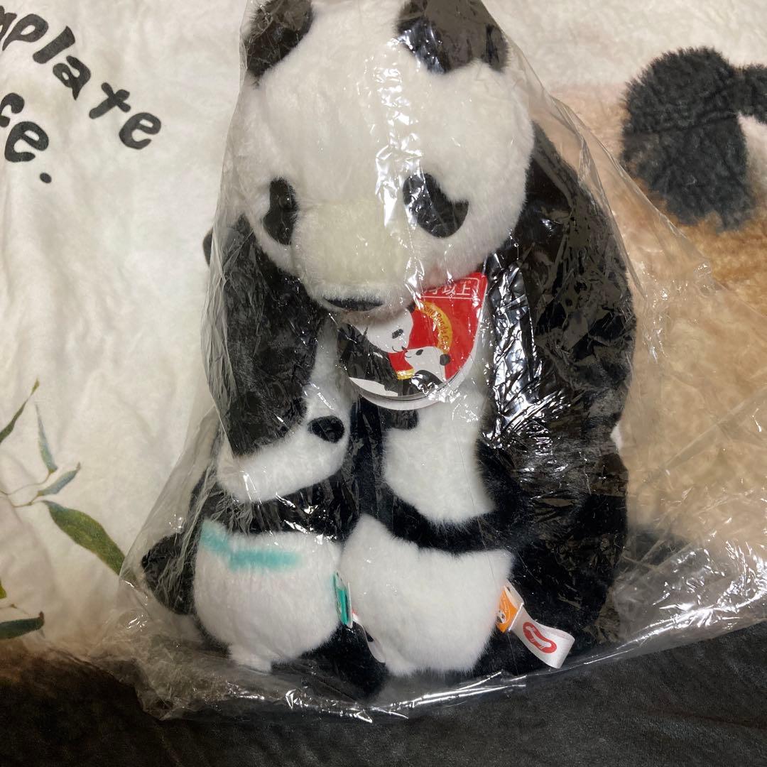 新品未開封　シャオシャオ　レイレイ　シンシン　上野動物園　親子パンダぬいぐるみ他