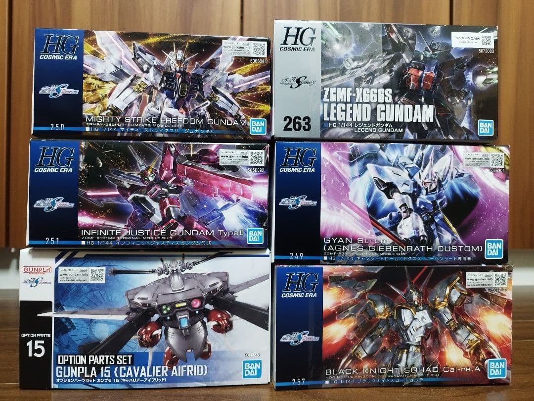 HG ジャスティス　フリーダム　ギャン　カルラ　キャバリア　レジェンド　種自由