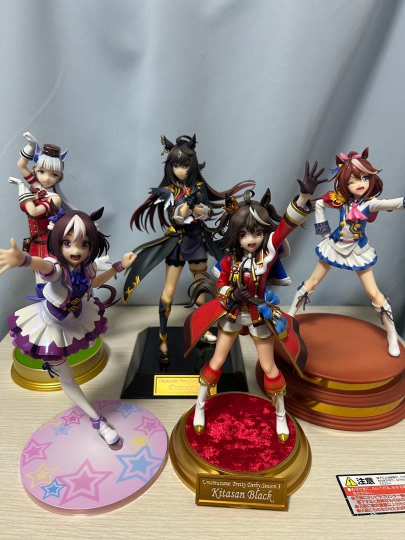 ウマ娘プリティーダービー 1/7スケールフィギュア キタサンブラック他4体まとめ