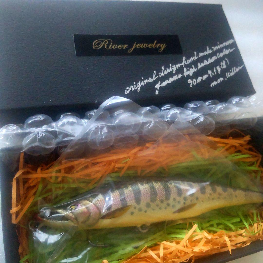  jewelry ハンドメイドミノー 90 サクラマス レインボー