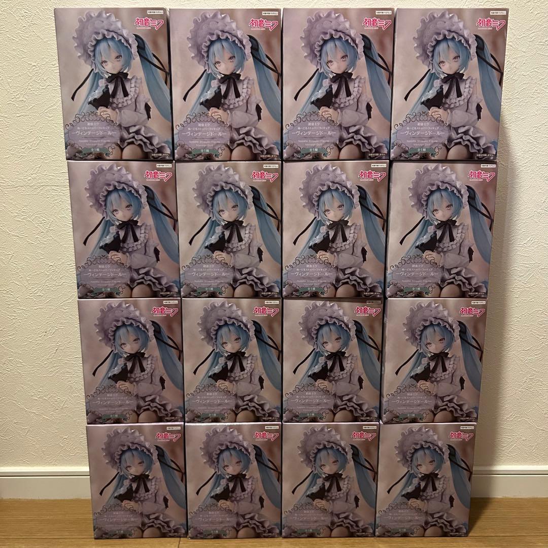 初音ミク　ビンテージドール　ぬーどるストッパー 16個セット