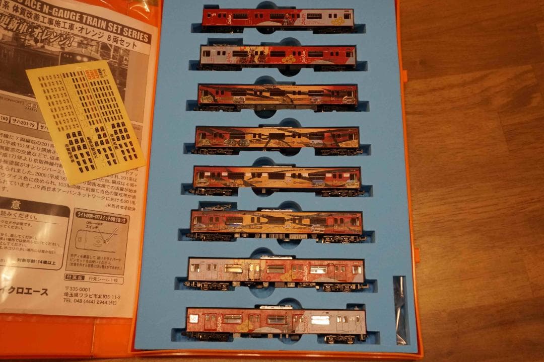 マイクロエース　201系　大阪環状線　真田丸塗装　201系LB9編成　8両