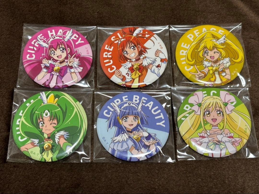 プリキュア　缶バッジ　プリティピックアップ　スマイルプリキュア！