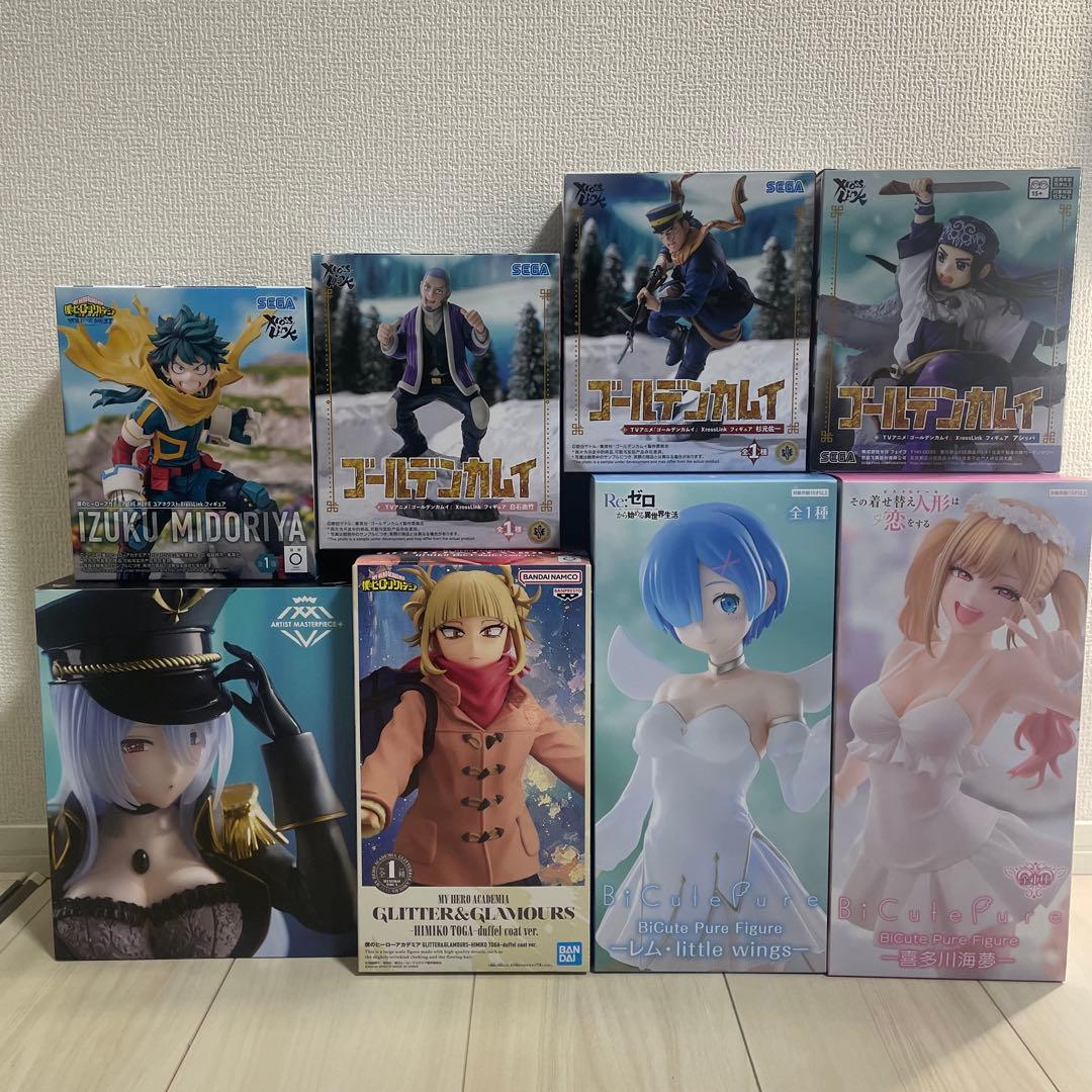 新品未開封ヒロアカ　リゼロ　ゴールデンカムイ　着せ恋　フィギュアまとめ売り