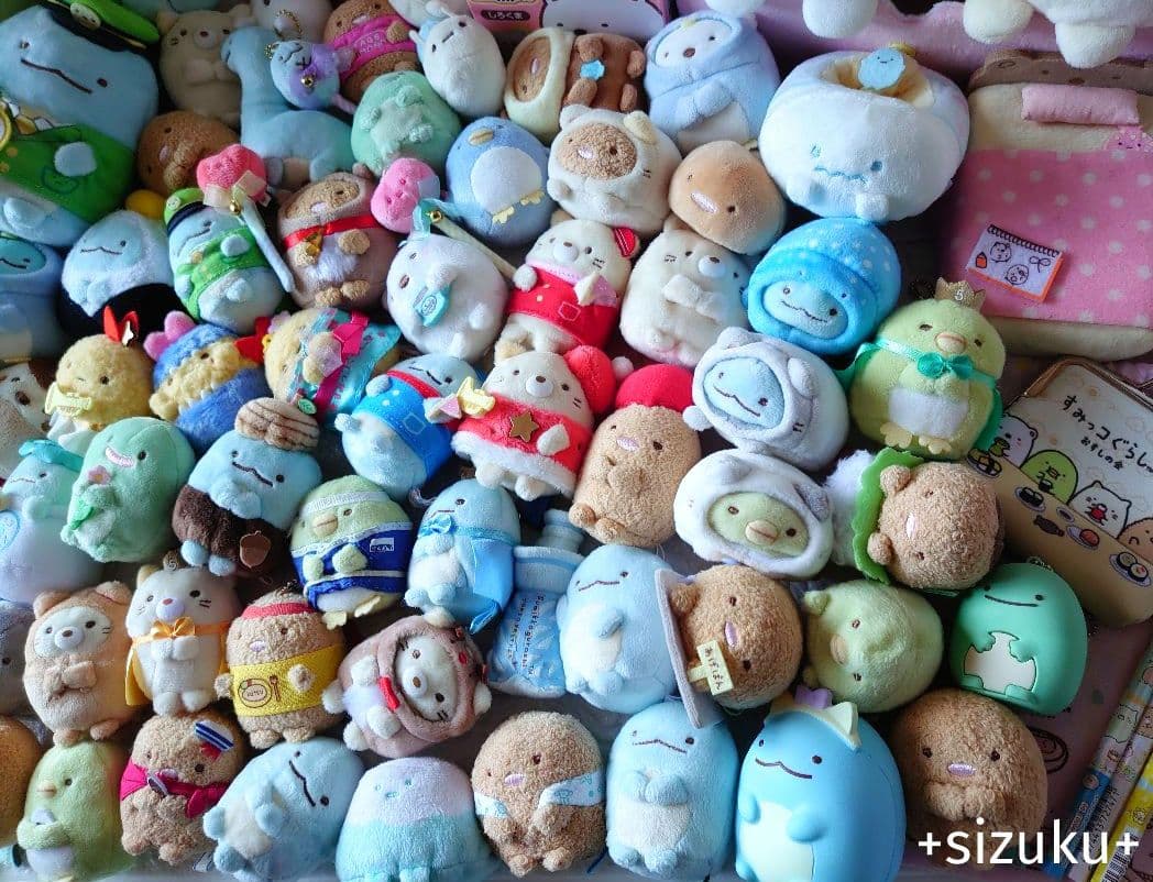 【豪華116点】すみっコぐらし ハウス 家具 てのりぬいぐるみ 色々 まとめ売り