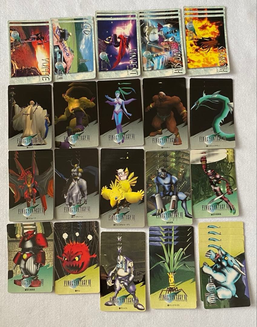 ファイルファンタジー７　カードセット　FINALFANTASY Ⅶ 野村哲也