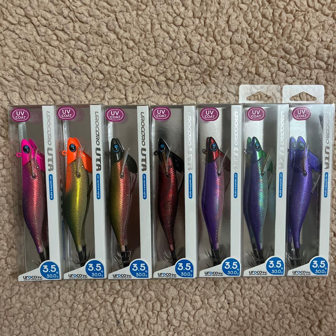 ウロコエギ 3.5号 セット UVコート