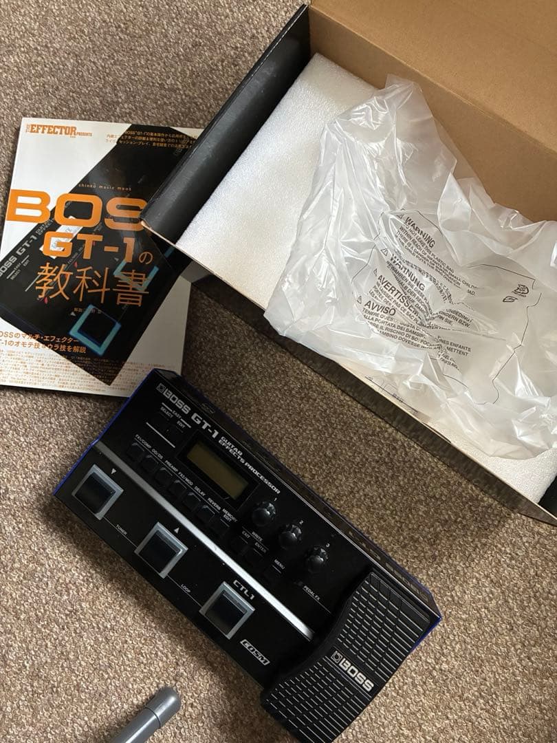 BOSS GT-1 マルチエフェクター 教科書付き