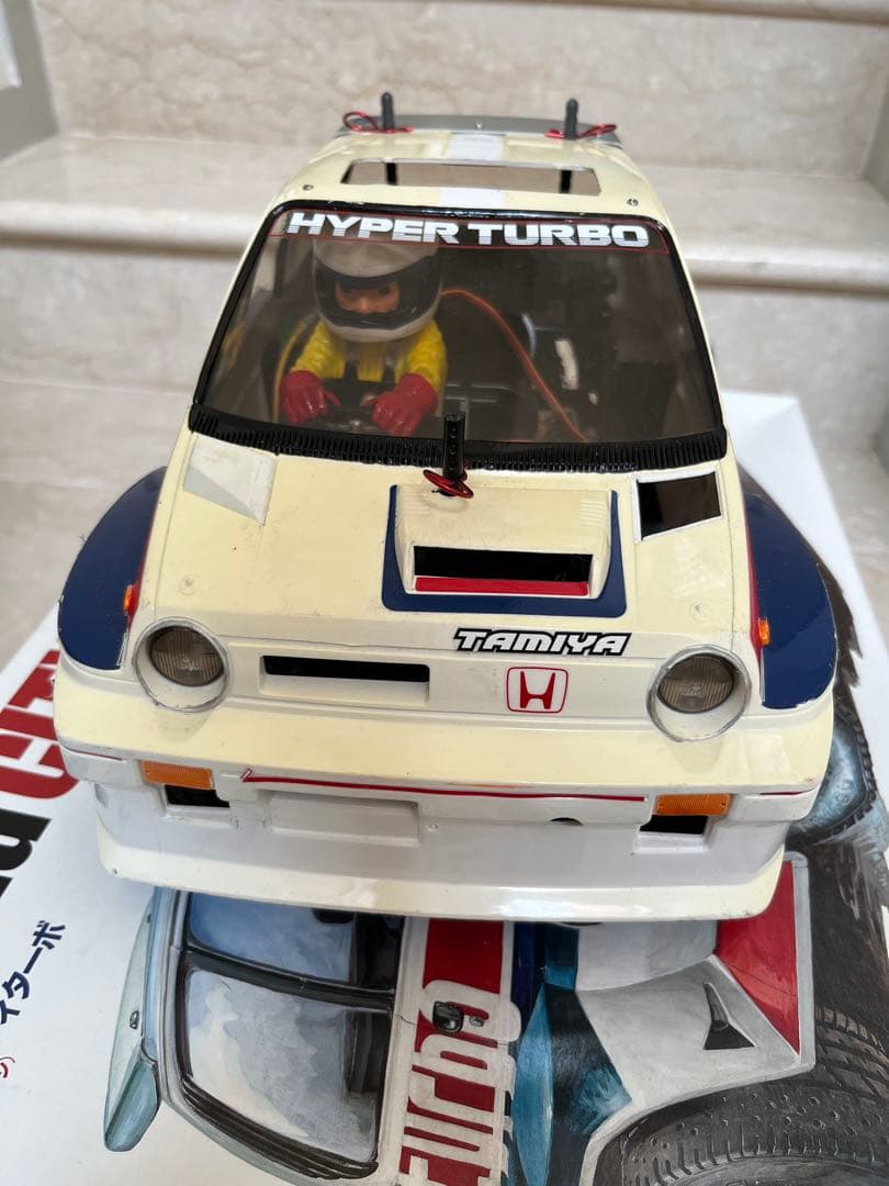 組立塗装済み　タミヤ　HONDA シティターボ